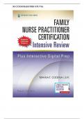 FAMILY NURSE PRACTITIONER LABS ANCC EXAM PREPARATION; FNP INTENSIVE REVIEW: SYSTEM REVIEW; FAMILY NURSE PRACTITIONER-QUESTIONS FOR FNP REVIEW ALL COMBINED IN THIS TEST BANK 2024 UPDATE |SINGLE AND MULTIPLE CHOICE COMBO GRADED A+