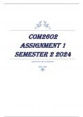 COM2602 Assignment 1 Semester 2 2024