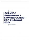 LPL4804 Assignment 1 Semester 2 2024 - DUE 15 August 2024