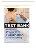 TEST BANK FOR BATES GUIDE TO PHYSICAL EXAMINATION AND HISTORY TAKING 13TH ED