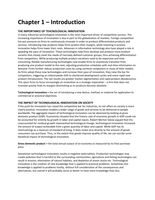 Summary of Strategic Management of Technological Innovation - Melissa A. Schilling - Innovation Management(EBB107A05) - University of Groningen