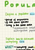 Digital Populations IB Biology new syllabus notes