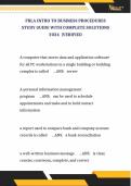 FBLA INTRODUCTION TO BUSINESS PROCEDURES (COMPLETE) [STATES] NEWLY UPDATED QUESTIONS WITH CORRECT ANSWERS ALREADY GRADED A+