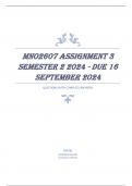  MNO2607 Assignment 3 Semester 2 2024 - DUE 16 September 2024