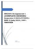 IOS2601 Assignment 1 (COMPLETE ANSWERS) Semester 2 2024 (777697) - DUE 31 July 2024 Course Interpretation of Statutes (IOS2601) Institution University Of South Africa (Unisa) Book Statutory Interpretation