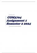 COM3704 Assignment 1 Semester 2 2024