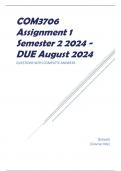 COM3706 Assignment 1 Semester 2 2024 - DUE August 2024