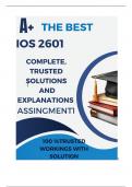 IOS2601 Assignment 1 (COMPLETE ANSWERS) Semester 2 2024 (777697) - DUE 31 July 2024