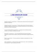 L1MA MISSOURI EXAM WITH GUARANTEED ACCURATE ANSWERS|VERIFIED