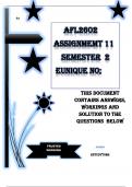 AFL2602 Assignment 11 ISIZULU (COMPLETE ANSWERS) Semester 2 2024