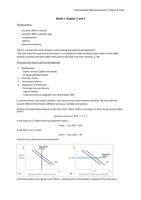 Summary Intermediate Macroeconomics: Output & Time 