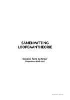 Samenvatting Loopbaantheorie Periode 2, jaar 1 (P) 2016-2017