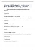 Chapter 1-3 Mindtap 111 assignment Quiz Questions Correctly Answered|26 Pages