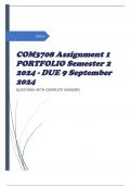 COM3708 Assignment 1 PORTFOLIO Semester 2 2024 - DUE 9 September 2024