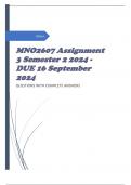 MNO2607 Assignment 3 Semester 2 2024 - DUE 16 September 2024