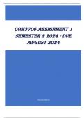 COM3706 Assignment 1 Semester 2 2024 - DUE August 2024