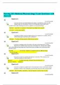 NURS 283 COMP 1&2 Final Exam Questions And Answers 2024