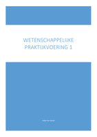 Wetenschappelijke Praktijkvoering 1- volledige samenvatting