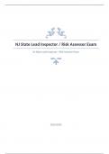 NJ State Lead Inspector Question and answers 100% correct 