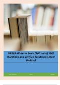 NR569 Midterm Exam and Final Exam Package Deal (LATEST UPDATE) Questions and Answers (100% Guaranteed Pass)