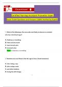 Prometric CNA Exam Study Guide Questions and Verified Answers (2024 / 2025) 100% Guarantee Pass