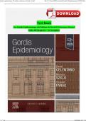 TEST BANK For Gordis Epidemiology, 7th Edition By David D Celentano; Moyses Szklo, Verified Chapters 1 - 20, Complete Newest EDITION 2024 ISBN:9780323877756