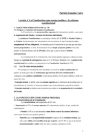 Derecho Constitucional - Lección 4