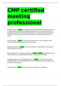 CMP certified meeting professional.