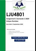 LJU4801 Assignment 2 (QUALITY ANSWERS) Semester 2 2024