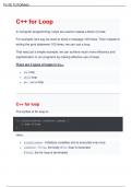 C++ for, While, Do-While Loops