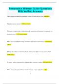 Pneumatics Midterm Guide Questions  With Verified Answers