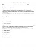 LDR-201S (NCOA) KNOWLEDGE CHECKS (Lesson 1-5) QUESTIONS AND ANSWERS GRADED A+