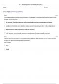 SCM 303 EXAM #3 MSU SPINK HW Q's (MSU SPINK HW Q's FOR EXAM 3 BOWERSOX Ch5, SWINK Ch7, JOHNSON CH1 AND CH2.) QUESTIONS WITH COMPLETE SOLUTIONS!!