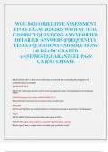 WGU D426 OBJECTIVE ASSESSMENT FINAL EXAM 2024-2025 WITH ACTUAL  CORRECT QUESTIONS AND VERIFIED  DETAILED ANSWERS |FREQUENTLY  TESTED QUESTIONS AND SOLUTIONS  |ALREADY GRADED  A+|NEWEST|GUARANTEED PASS  |LATEST UPDATE