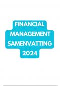 Financial management samenvatting 2024