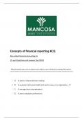 MANCOSA Concepts of Financial Reporting KCQ revision