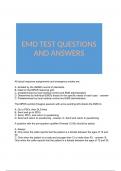 EMD TEST QUESTIONS AND ANSWERS