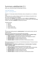 Summary Learning Teaching by Jim Scrivener