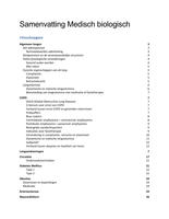 Samenvatting medisch biologisch blok 2.2