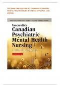 TEST BANK FOR VARCAROLIS’S CANADIAN PSYCHIATRIC MENTAL HEALTH NURSING A CLINICAL APPROACH , 2ND EDITION