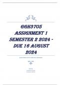 GGH3705 Assignment 1 Semester 2 2024 - DUE 16 August 2024