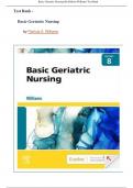 Test Bank - Basic Geriatric Nursing by Patricia A. Williams 2024(8Th Edition) LATEST UPDATE ||ALL CHAPTERS INCLUDED