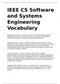 IEEE CS Software and Systems Engineering Vocabulary