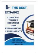 ECS4862 Assignment 3 (COMPLETE ANSWERS) 2024 - DUE 16 August 2024