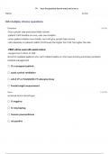 AIR METHODS CRITICAL CARE EXAM (2024) QUESTIONS WITH COMPLETE ANSWERS!!