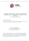 Challenges and perspectives on how to articulate social inequalities, equity, citizenship and solidarity in health promotion