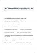 ABYC Marine Electrical Certification Test Questions and Answers