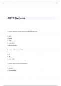 ABYC Systems Exam Questions with Correct Answers