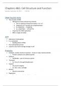 Chapter 4 & 5 Cell Structure and Function