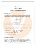 Class 12 physics chapter 6 notes in english